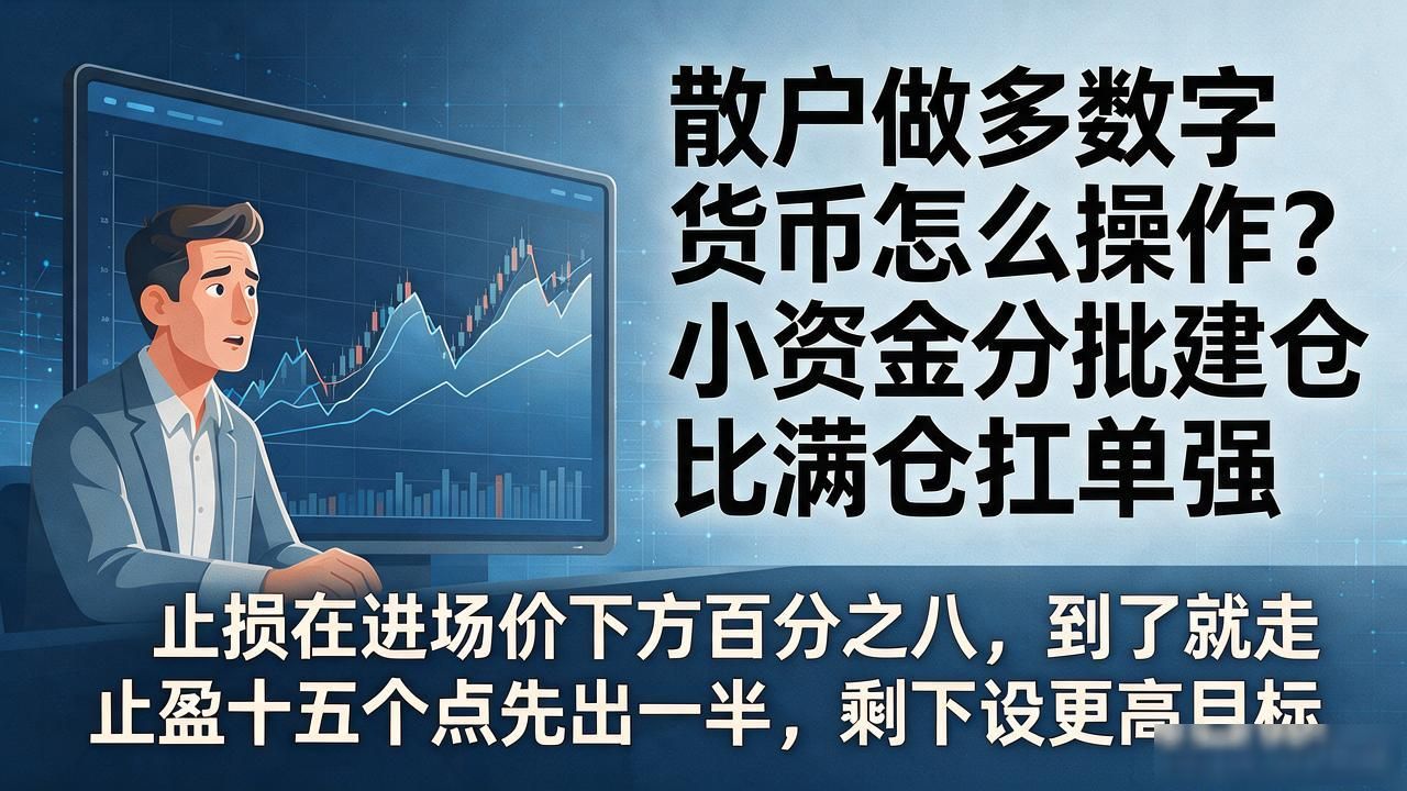 散户做多数字货币怎么操作？小资金分批建仓比满仓扛单强