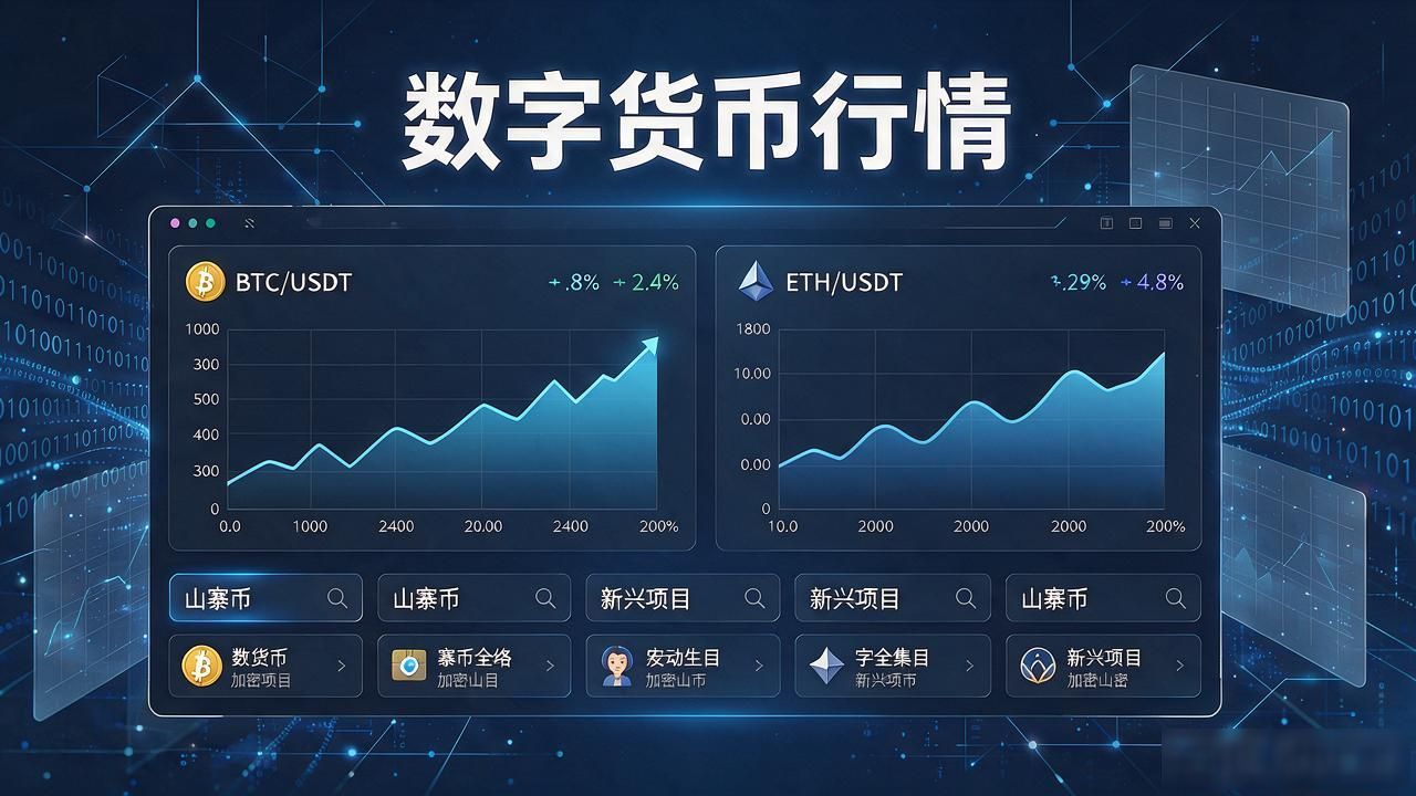 数字货币行情软件哪个好？实时数据+多平台支持