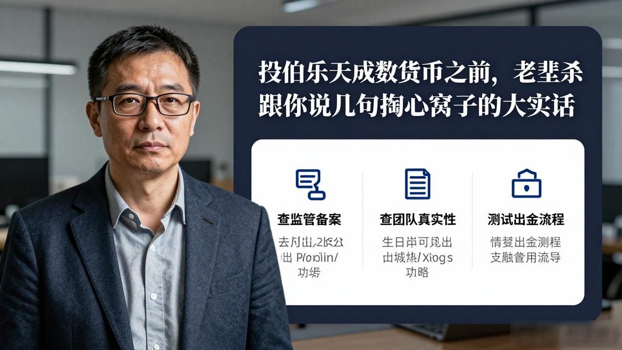 投伯乐天成数字货币之前，老韭菜跟你说几句掏心窝子的大实话